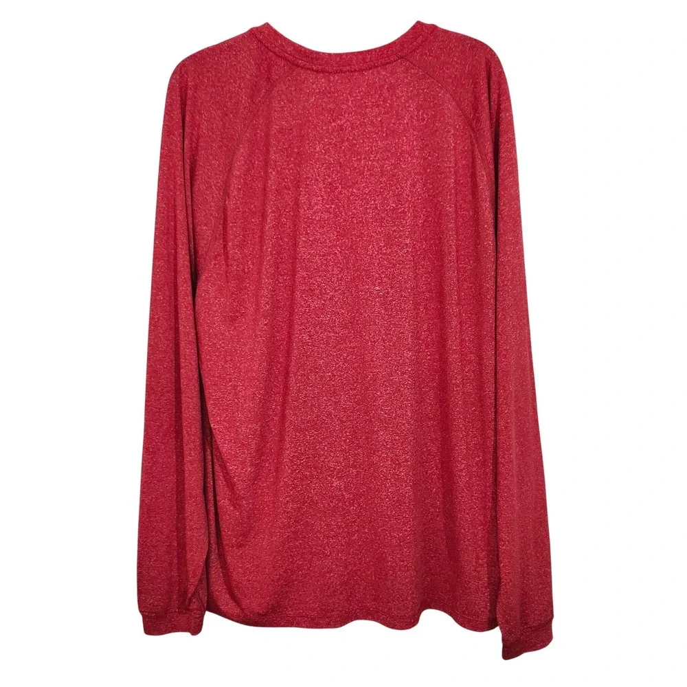 Adidas Louisville Cardinals Climalite Performance Shirt Mens XL Red‎ Long Sleeve